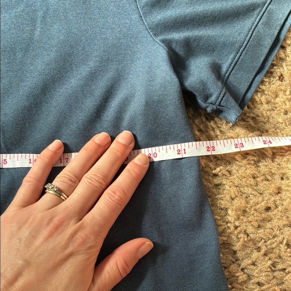 H&M Blue Polo Shirt for Casual Elegance - Picture 7 of 9